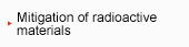 Mitigation of radioactive materials