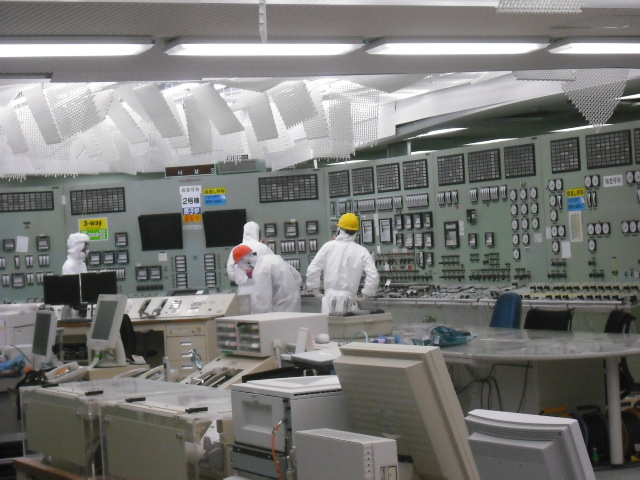 Control room for Unit 2 of Fukushima Daiichi Nuclear Power Station