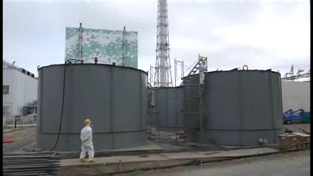 Temporary tank installed near Unit 5 and 6 (1)