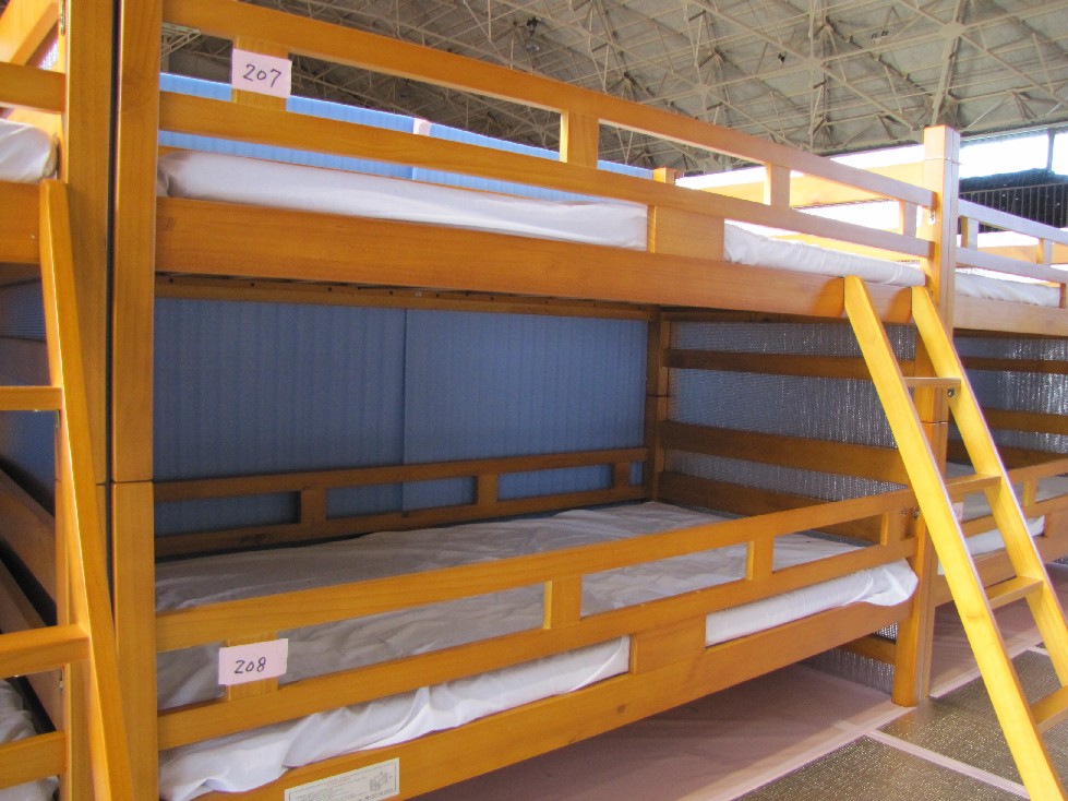 Double-deck bed in Gymnastic hall(2) 