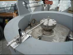 Rupture disk of cesium adsorption Instruments' vessel (Kurion) 