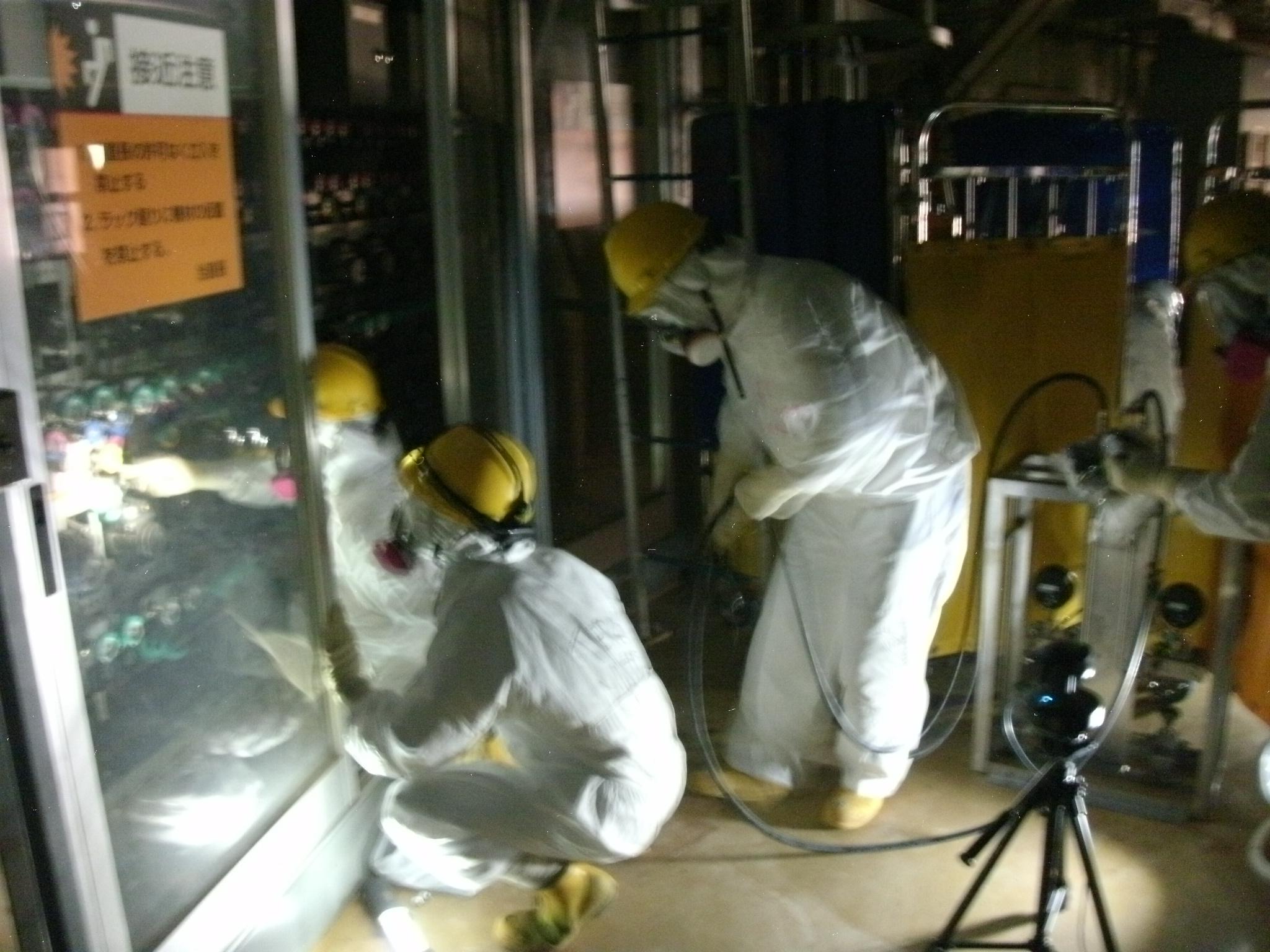 福島第一原子力発電所２号機仮設計器設定作業