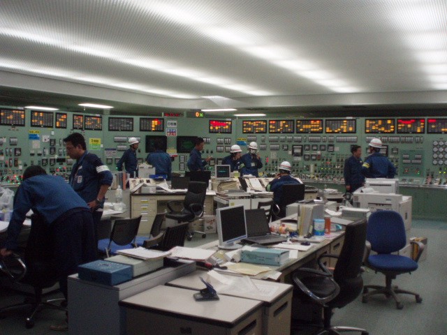 Unit 6 side of Unit 5/6 Main Control Room
