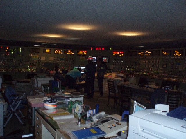 Unit 5 side of Unit 5/6 Main Control Room