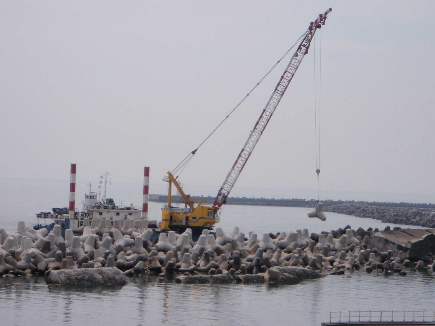 Breakwaters for Unit 5 and 6 (Under construction)