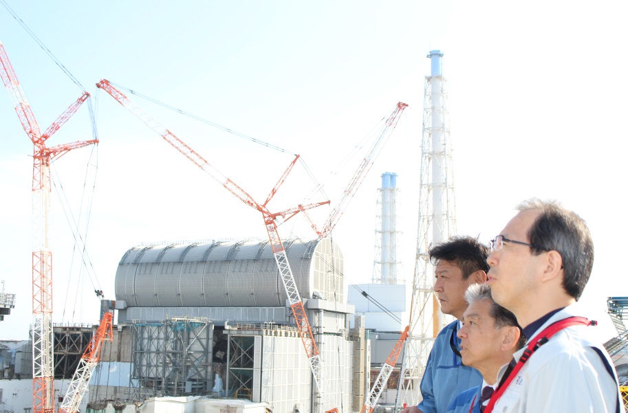 福島県知事の福島第一・第二原子力発電所ご視察