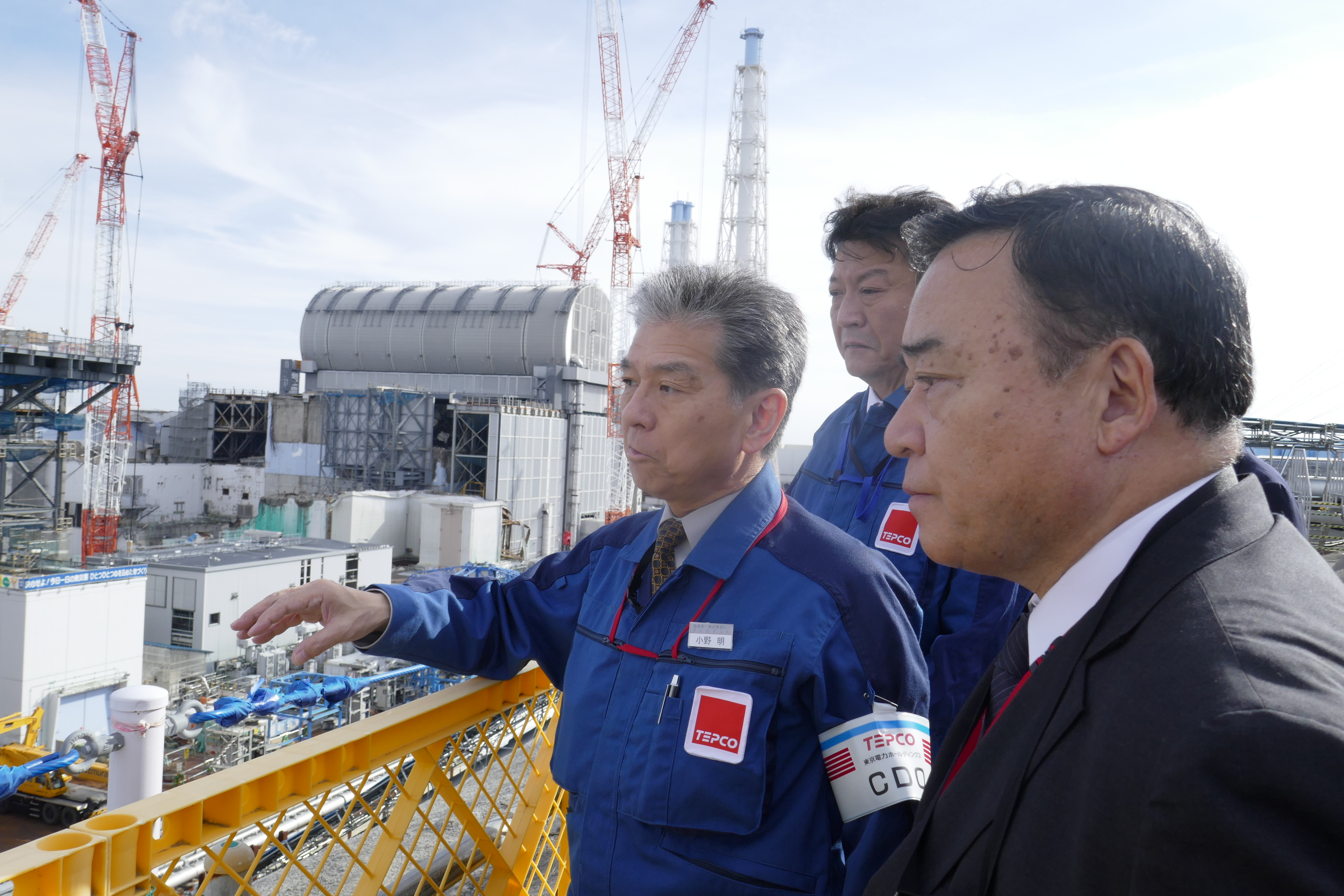 梶山経済産業大臣による福島第一原子力発電所のご視察