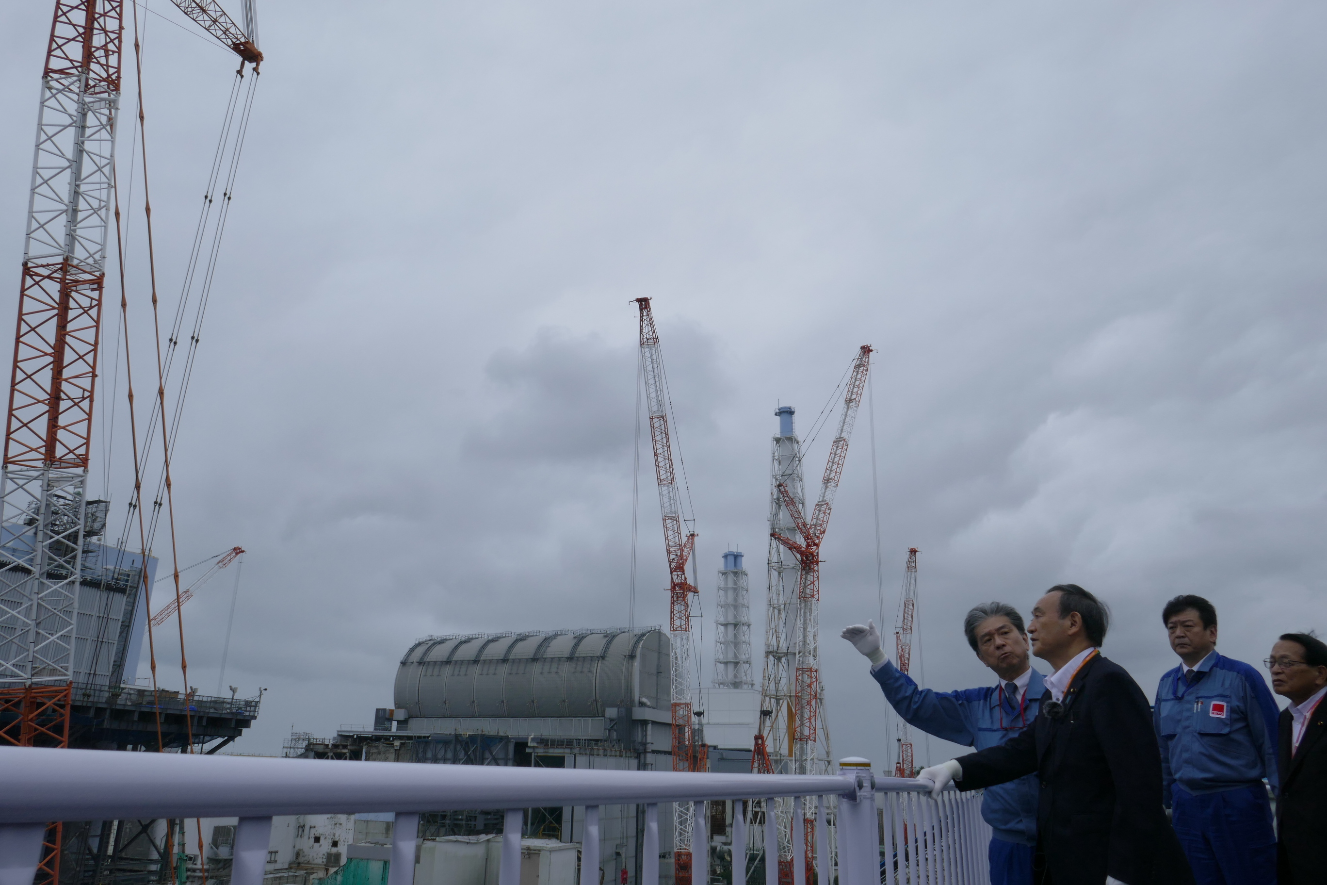 菅首相による福島第一原子力発電所のご視察（2020年9月26日）
