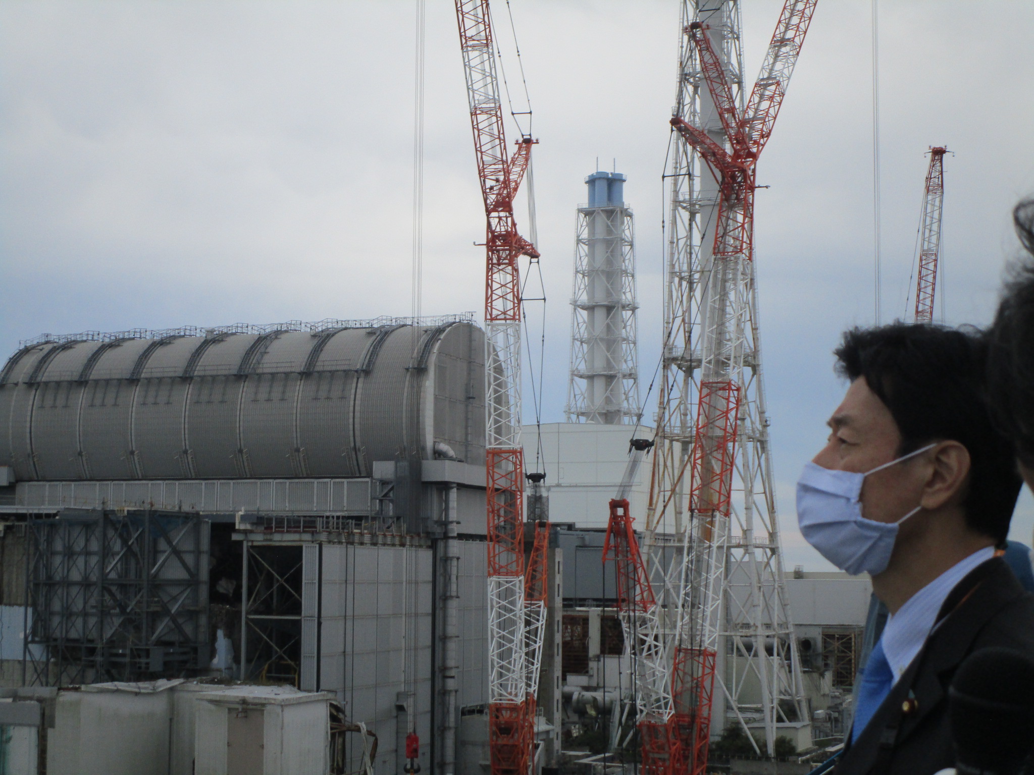 西村経済再生担当大臣による福島第一原子力発電所のご視察