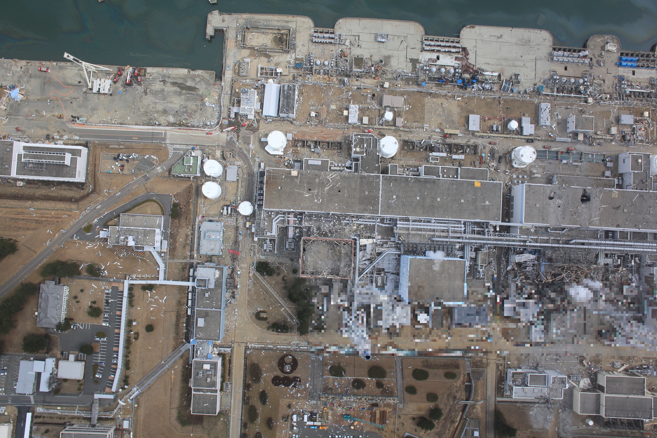 福島第一原子力発電所事故の状況に係る写真
