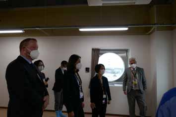 IAEA executives visiting Japan