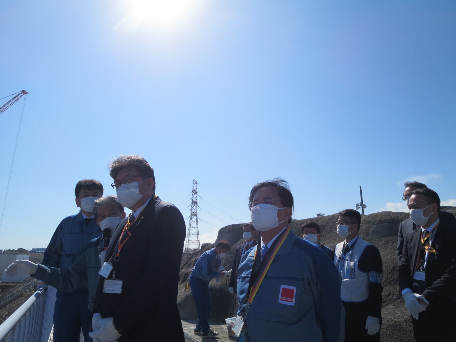 Minister of Economy, Trade and Industry, Koichi Hagiuda's visit to the Fukushima Daiichi Nuclear Power Station (October 10, 2021)