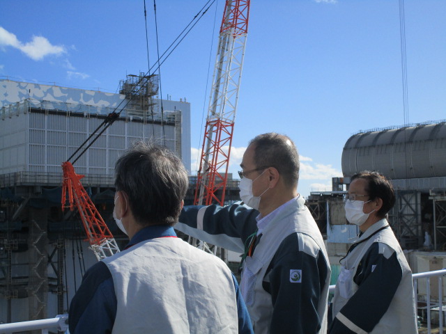 The Nuclear Regulation Authority Chairman Fuketa’s visit to the Fukushima Daiichi Nuclear Power Station