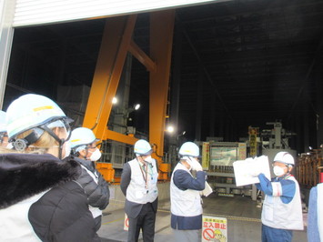 < Reference >Field inspection by IAEA review preparatory meeting members - Additionally installed multi-nuclide removal equipment (Taken on February 8,2022)