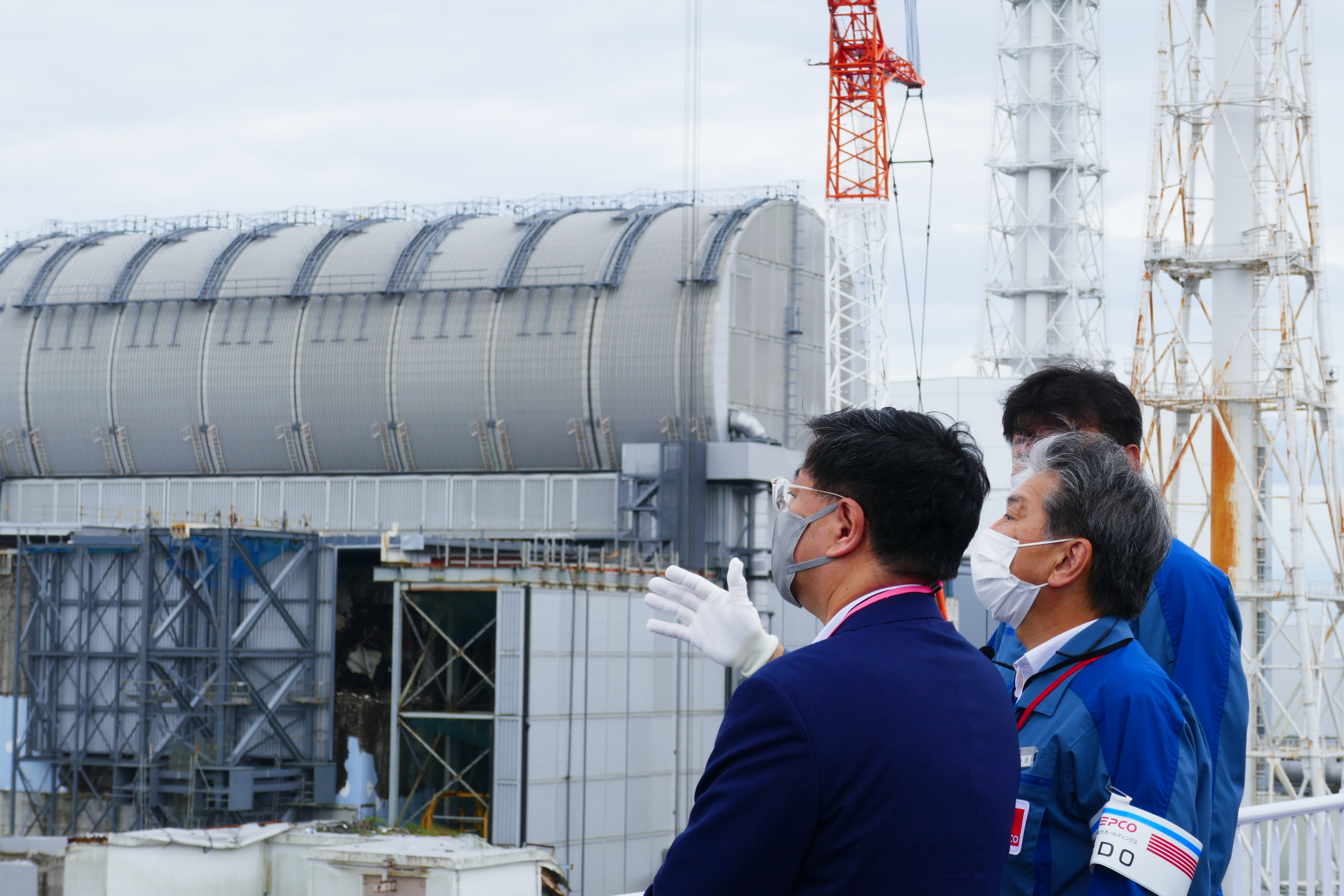 松野内閣官房長官による福島第一原子力発電所ご視察について