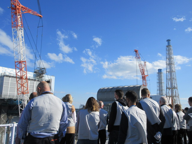 UK nuclear industry representatives' visit to the Fukushima Daiichi Nuclear Power Station