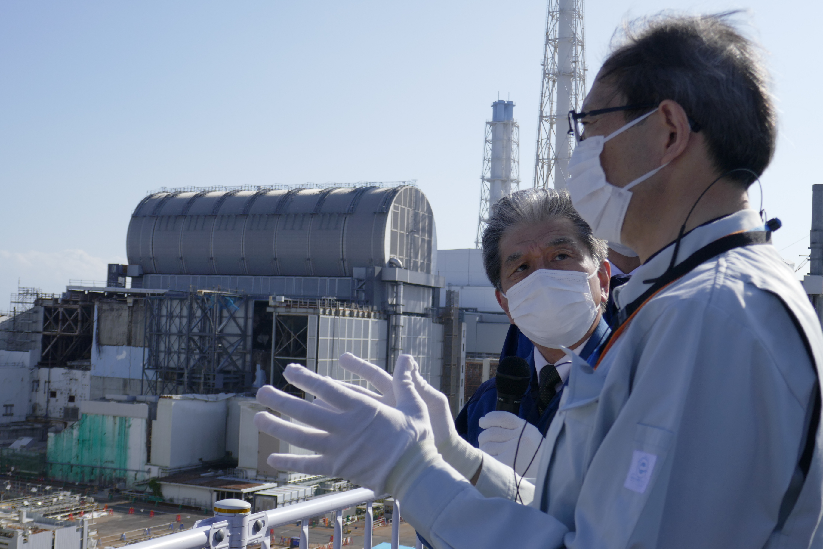 Governor of Fukushima prefecture, Uchibori Masao's visit to the Fukushima Daiichi Nuclear Power Station