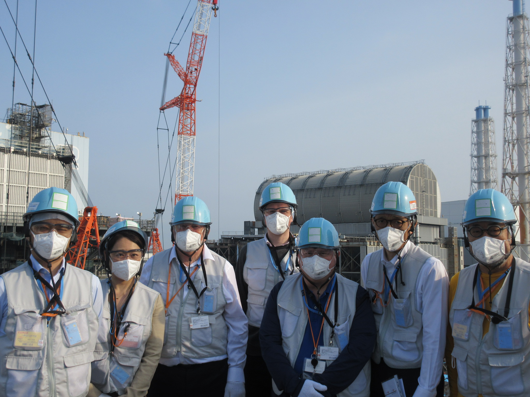 原子力損害賠償・廃炉等支援機構（NDF）廃炉等技術委員会海外特別委員の皆さまが福島第一原子力発電所をご視察