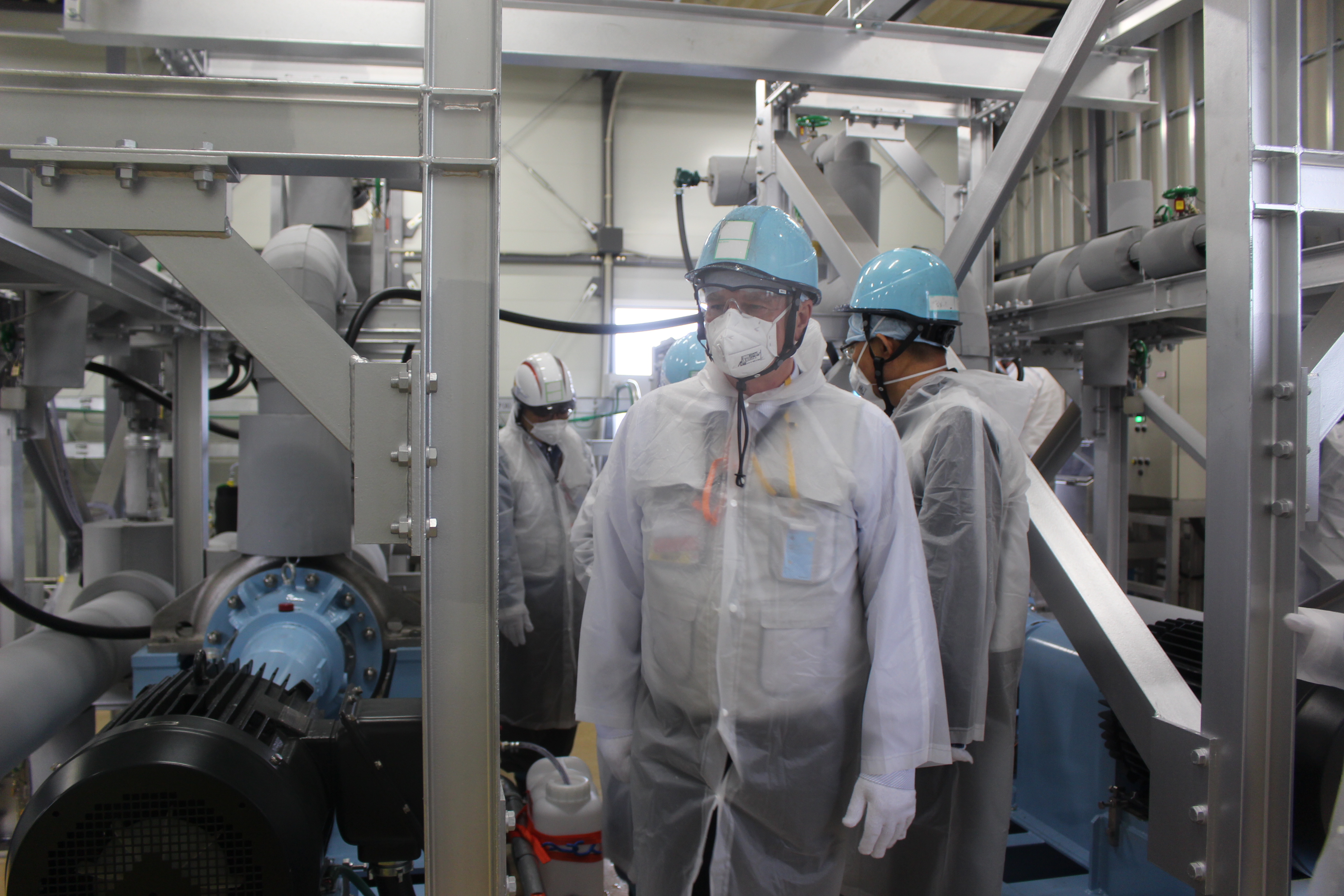 Site visit to the Fukushima Daiichi Nuclear Power Station by the IAEA Task Force to conduct a comprehensive review mission regarding the planned discharge of ALPS treated water
