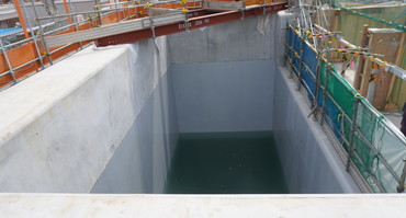 Down-stream storage after completion of water filling ②