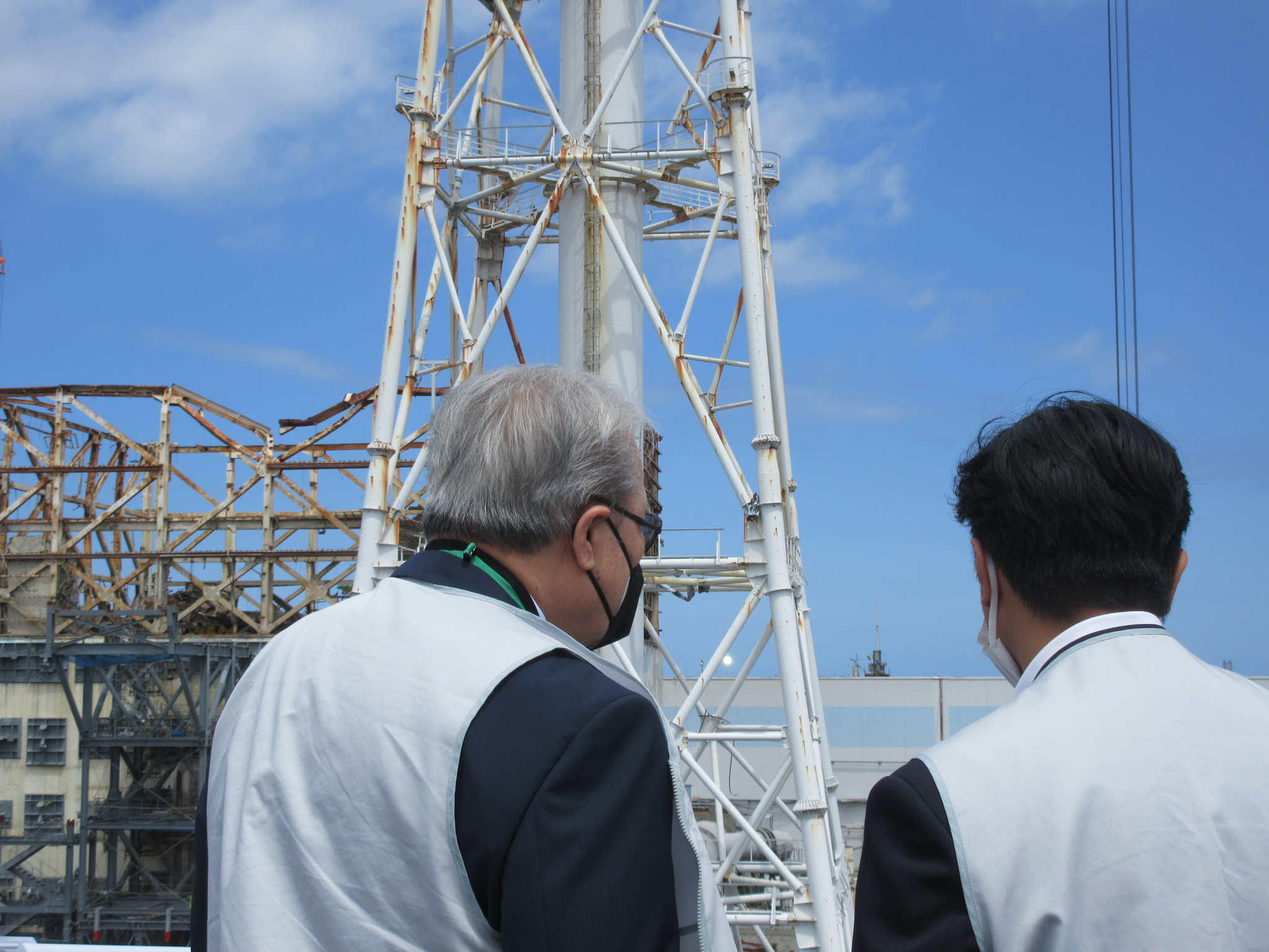 アレクサンダー・C・ビング駐日マーシャル諸島大使が福島第一原子力発電所をご視察