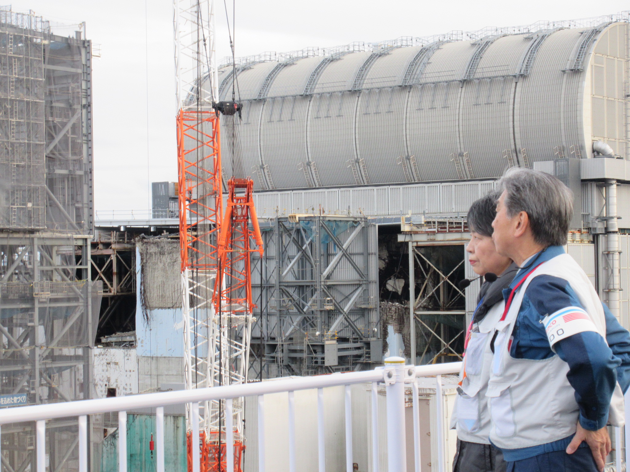 上川外務大臣が福島第一原子力発電所をご視察