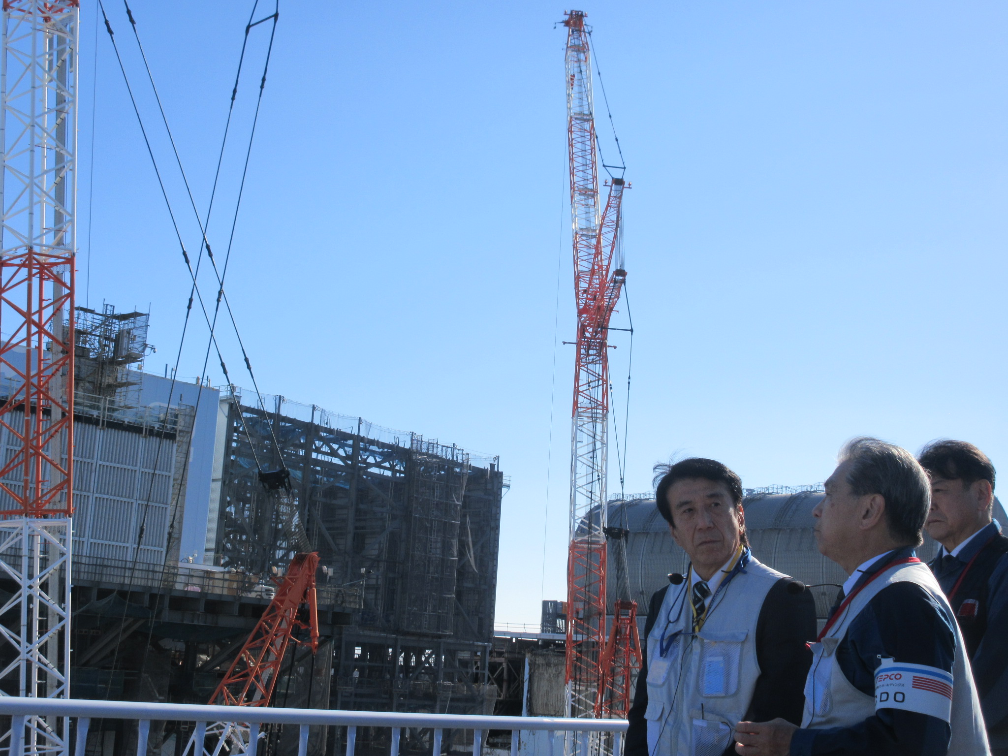 齋藤経済産業大臣が福島第一原子力発電所をご視察