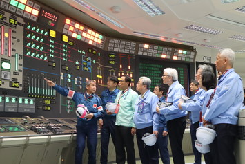 Viewing the central control room