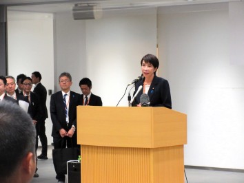 激励をいただいている様子①