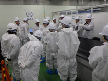 IAEA福島ALPSラボラトリーをご視察の様子