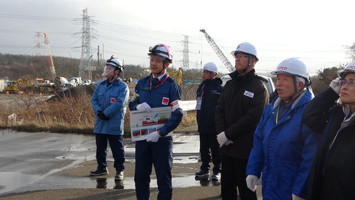 放水訓練ご視察の様子②