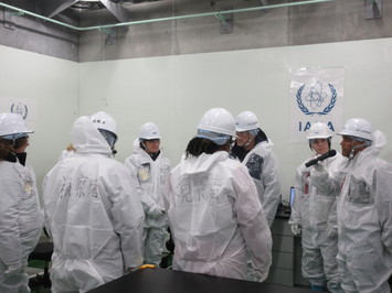 IAEA福島ALPSラボラトリーをご視察の様子