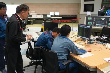 総合負荷性能検査の様子⑤（中央制御室）