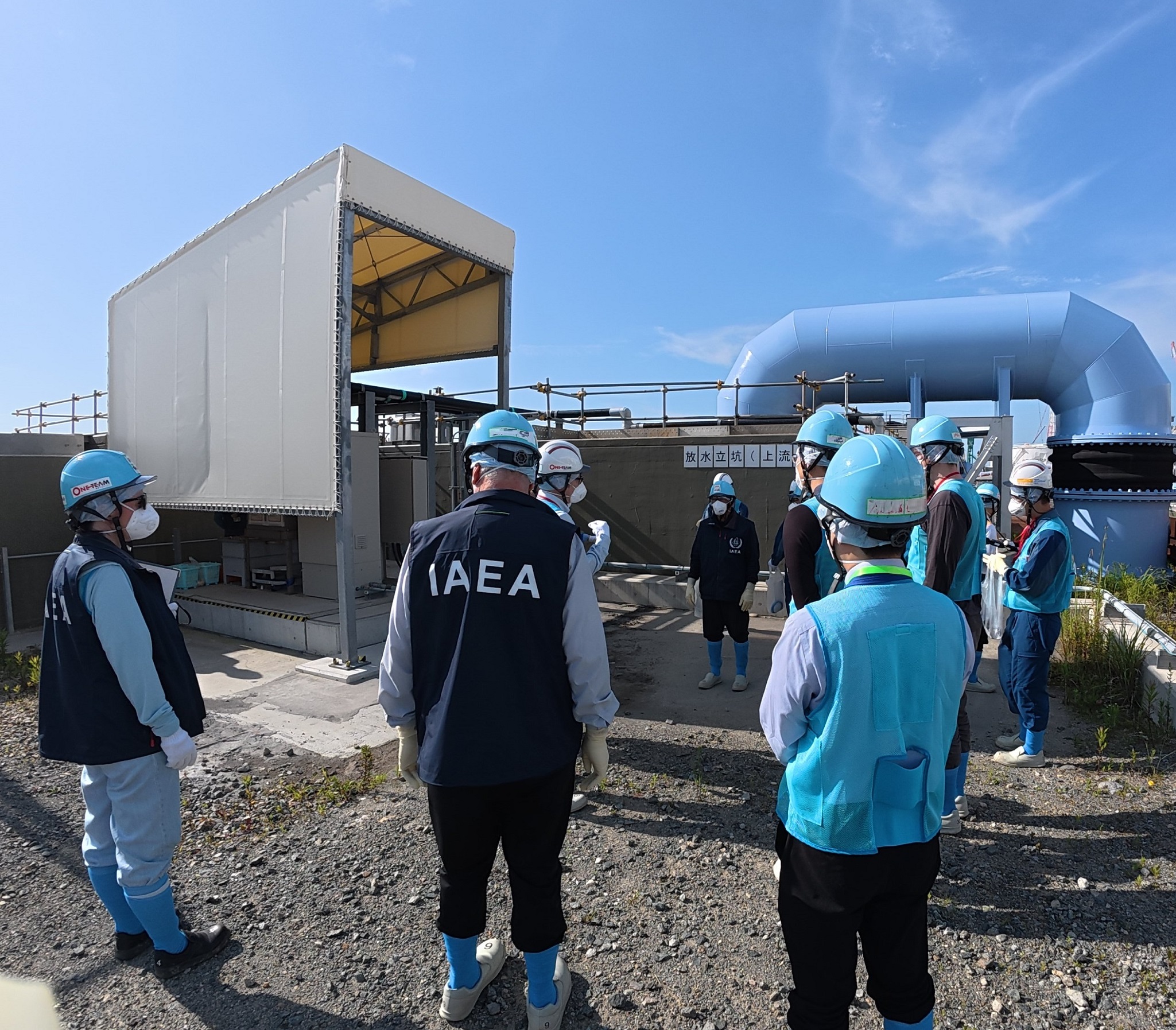 IAEA関係者及び第三国分析機関関係者による海水希釈後のALPS処理水のサンプリング
