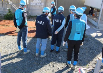 希釈・放出設備での様子